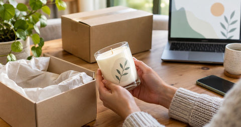 How long does a personalized candle order take to arrive?