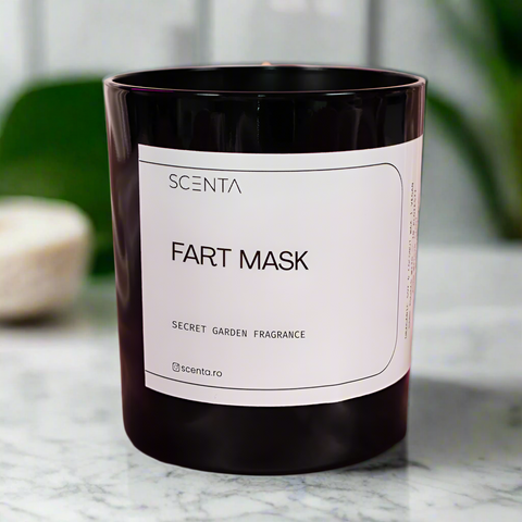 Lumânare parfumată Fart Mask Mare - 30cl naughty