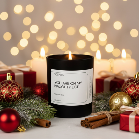 Lumânare parfumată You are on my naughty list Mediu - 20cl naughty