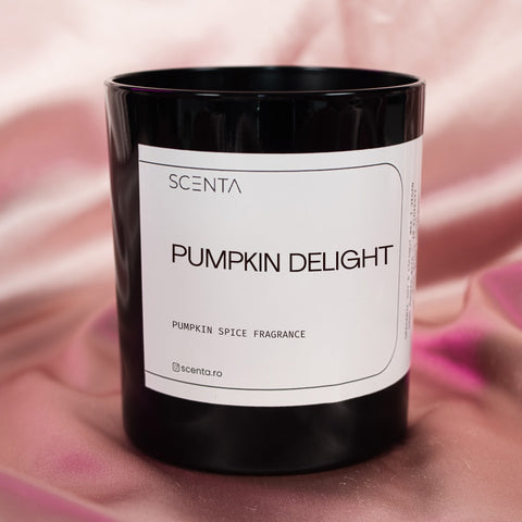 Lumânare parfumată Pumpkin Delight Mare - 30cl,Medium - 20cl,Mic -10cl nice