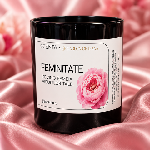Lumânare parfumată Feminitate - Scenta x Garden of Diana