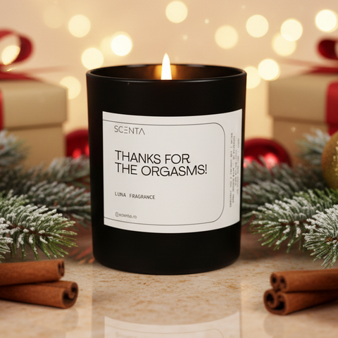 Lumânare parfumată Thanks for the orgasms! Mediu - 20cl naughty