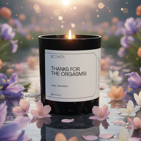 Thanks for the orgasms! Scented Candle