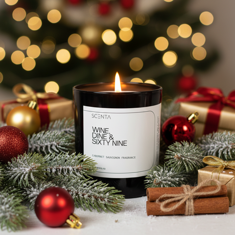 Lumânare parfumată Wine, Dine & Sixty Nine Mare - 30cl naughty